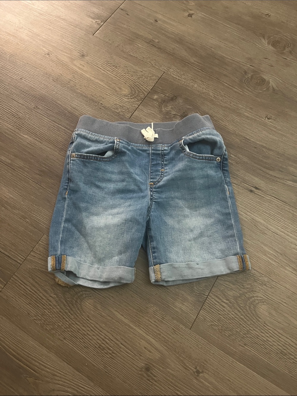 wonder nation Blue Denim Pull-On Shorts